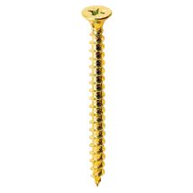 Ambrovit - Vite Truciolare Testa Svasata Piana 3 X16mm Ottonata. Prezzo Per 100 Pezzi.