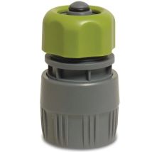 Conector De Clic Flotide Pvc-u De 15-19 Mm Con Abrazadera X Hembra, Color Gris Verdoso Con Función De Tope.