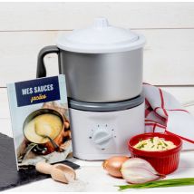 Salsera Eléctrica 1l 600w Blanco/gris - 002017 - Sweet Alice -