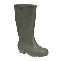 Bota de seguridad impermeable C/Alta C/P.Plant 2091 T-45 Verde – Puntera de acero 200 J – Plantilla anti-perforación – Antideslizante