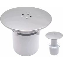 Derrui - Shower Drain Stopper - 90mm/115mm - Easy To Install Replacement Drain Hole - Chrome Finish - Fast Flow - Shower Drain Cover