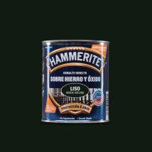 Hammerite - Esmalte Sobre Hierro Y Oxido Liso 2,5 L Verde Oscuro - 5196446