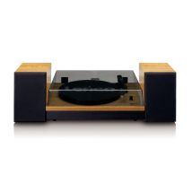 Lenco Tocadiscos de tracción por correa Negro MDF – 24W – 438mm x 350mm x 152mm