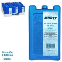 Acumulador Frio 500cc Plastico Azul 9,50x4x17cm