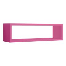 Sanitec - Estante De Pared Rectangular Mod. Regolo Fucsia