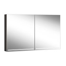 Schneider GRACE TW Lichtspiegelschrank 60x60 cm – dimmbar – Farbtemperatur 2000-6500 Kelvin – 4 Glasablagen – IP44
