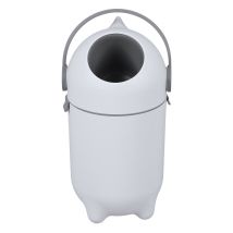 Flasidu - Poubelle Automatique - Poubelle En Plastique Hermétique - Capacité De 15 Litres - Conception Hermétique Anti-odeurs - Dimensions : 27 × 27 ×