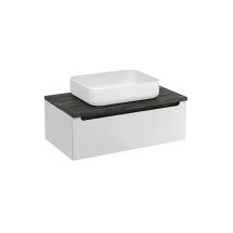 Naturel - Mueble De Baño Bajo Lavabo Stilla 80x30x45 Cm, Blanco (stillad08005dc)