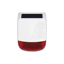 La Sirena Exterior Inalámbrica Solar Funciona Con El Sistema De Alarma.