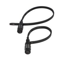 Fischer Kabelbinderschloss-set Fahrrad Sn53+35/4 35 & 53 Cm X Ø 3 Mm Schwarz Kabelschloss