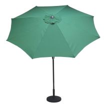 Signature Weave - 2.5m Round Table Parasol Sun Shade Umbrella Green Canopy