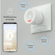 Rivelatore di sicurezza gas smart WiFi 401347C – AC 85V-250V – 70 dB – Garza