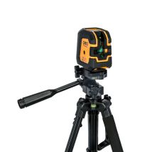 Geo Fennel – Nivel láser Geo1X-GREEN con trípode – Alcance 20m, Precisión +/-3mm, IP54, Autonomía 5h