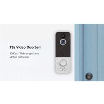Timbre Inalámbrico Minkurow Con Cámara, Timbre De Video Inalámbrico 1080p Con Timbre, Detección De Movimiento, Gran Angular, Audio Bidireccional, 