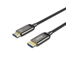 Unitek HDMI 2.1 optisches Kabel 8K 120Hz 15m – 48 Gbit/s – für Blu-ray-Player, PCs, AV-Receiver, HDTVs, Laptops, Monitore, Projektoren
