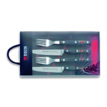 F. Dick Premier Plus Steakbesteck 4-teilig 2 Steakmesser + 2 Gabeln Besteck-set