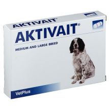 Supplemento Nutrizionale Aktivait Per Supportare Il Sistema Nervoso Centrale In Cani Medi E Grandi 60 Capsule