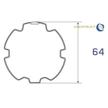Jeu De Bagues Moteur Deprat Ø50 - Tube Zf 64