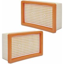 Ccykxa 2er-pack Flachfaltenfilter, Kompatibel Mit Kärcher Mv4 / Mv5 / Mv6 / Wd4 / Wd5 / Wd6 Mehrzweckstaubsaugern.