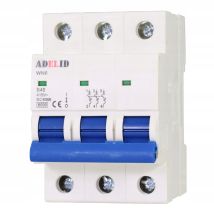 Adelid - Ls-schalter Leitungsschutzschalter Sicherungsautomat 3-polig B 25a 230/400v Ac