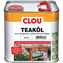 Aceite de teca incoloro 2,5L – Protección UV para muebles de jardín – Cuidado de madera dura
