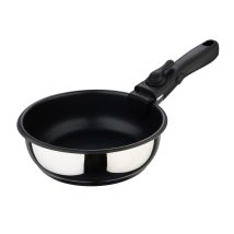 Bergner - Set 3 Sartenes Acero Inoxidable Click & Cook Ø18 / Ø20 / Ø24 Cm