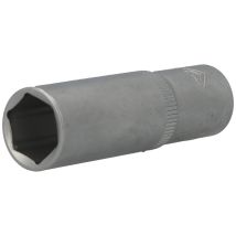 Brilliant Tools - 1/2' Sechskant-stecknuss, Lange Ausführung, 17 Mm