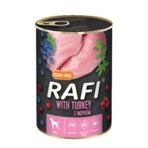 Rafi Nassfutter Für Hunde Mit Truthahn, Dose, 400 G