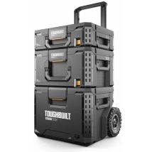 Toughbuilt - B1s3-b-70r Stacktech 3pc Rolling Tool Box Set