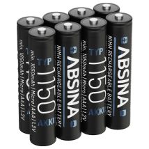 Absina Micro (aaa)-akku Nimh 1.2 V 8 St.