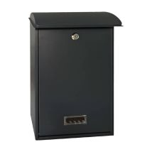 Cassetta Postale 'lilla' Cm 27 X 12 X H 40,5 - Grigio Acciaio