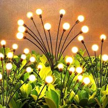 Pack Of 10 Led Solar Garden Lights, Firefly Solar Garden Lights, Decorative Solar Lights For Outdoor Use, Waterproof Ip65 Solar Light For Outdoor Use