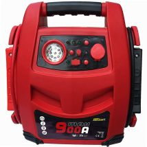 IMDICAR Starterkompressor 12V 900A – Luftkompressor 250 PSI – USB-Anschluss 5V – Ideal für Autos, Motorräder, Diesel- und Benzinmotoren