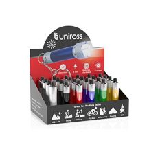 Uniross Lampe De Poche Mini Rouge Noir Argent Bleu Vert Doré