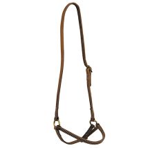 Cognac Marron Clair Naturel - Embouchure Western De Piscine En Cuir Fait Main Avec Anneaux, Boucles En Laiton Ou En Acier Inoxydable