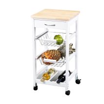 Verdulero Cocina 2 Cestos 76x37x37cm 1 Cajon Ac/mad Kit Closet