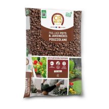 Or Brun - Acolchado De Puzolana Obrppou6u - 6l - Protección De Las Plantas