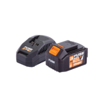 Set Batteria Più Caricabatteria Villager Fuse 18 V 3.0 Ah + 2.4 Ah