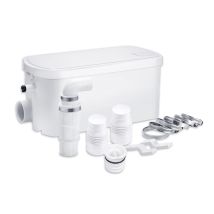 Aquamatix - Silent Sanitary Shower Pump 250w Waste Pump For 2 Inlets Plus Aircon Inlet