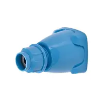 611a013 Poignée Droite Poly Bleu + Presse Étoupe 9-18mm - Marechal