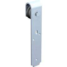 Mantion - Fissaggio Piatto A Rullo Zytel 0017 Sa - Ferro 40x6 Mm - Portata Porta 80kg - 0017