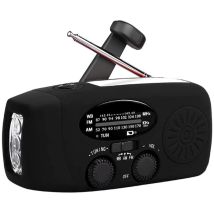 Am/fm-hybridradio – Wiederaufladbar Per Solar, Handkurbel Und Usb – 1000-mah-akku – Notfallradio – Kompaktes Radio Für Camping Und Outdoor-aktivitäten