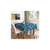 Telo Cerato Ovale 140x240cm Tuvalu Pavone Su Appendiabiti - Access Deco