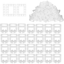 100 Pieces Self-leveling Tile Spacers, 1mm Self-leveling Tile Spacers, Tile Joint Kit, Tile Leveling System For Floor Tiles And Wall Tiles