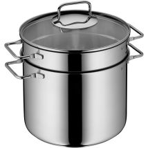 Wmf - 724919990 Pentola Per Pasta Con Inserto Scolapaste, Acciaio Inossidabile, Argento