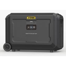 Batterie Externe Ayerbe 5040 Wh Lifepo4 Compatible Avec Station Ay-5040, 5040 W Max, Entrée/sortie Dc 48 V, +3500 Cycles, Pour Usage Professionnel Et 