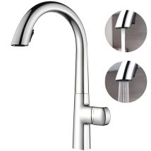 Wasserhahn Küche,2 Wassersprühfunktionen Küchenarmaturen,hochdruck Küchenarmatur Mit Herausziehbarer Brause Ausziehbar Armatur,küchenarmatur Mit 360°