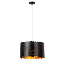 Almelo - Pendelleuchten - Ø 40 Cm - 1xe27 - Schwarz - Lucide