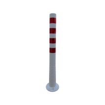 Temka - Sperrpfosten Tpu Weiß/rot D.80mm Z.schr.m.befestigungsmaterial H.1000mm