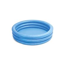 Color Baby - Piscina Bimbo 3 Anelli Cristal Blu Intex Cm. 147x33h